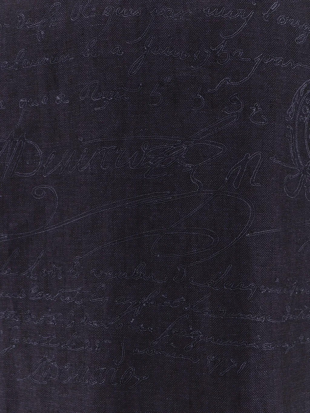 Script Detailed Collared Shirt