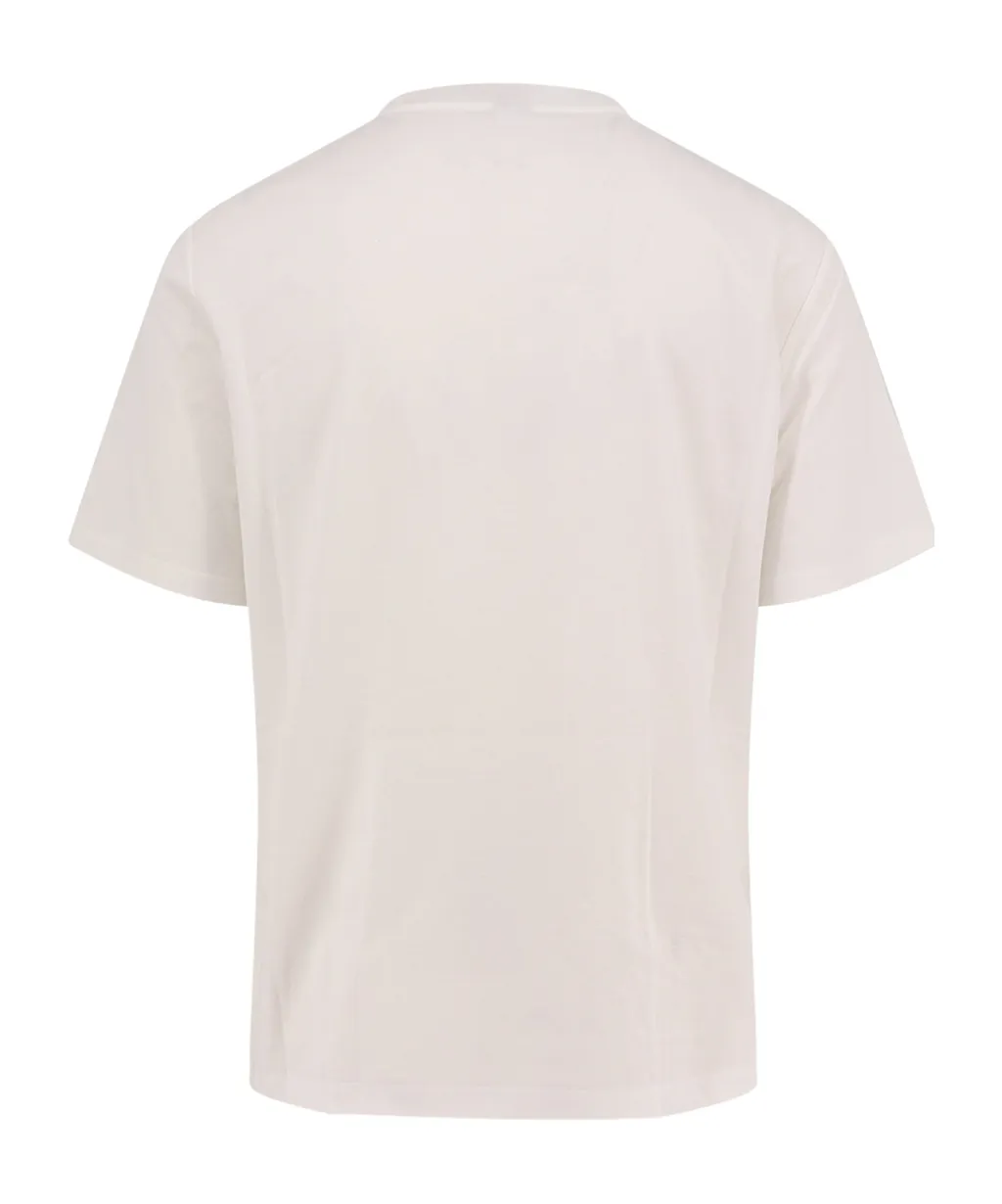 Leather Tab Crew Neck T-Shirt