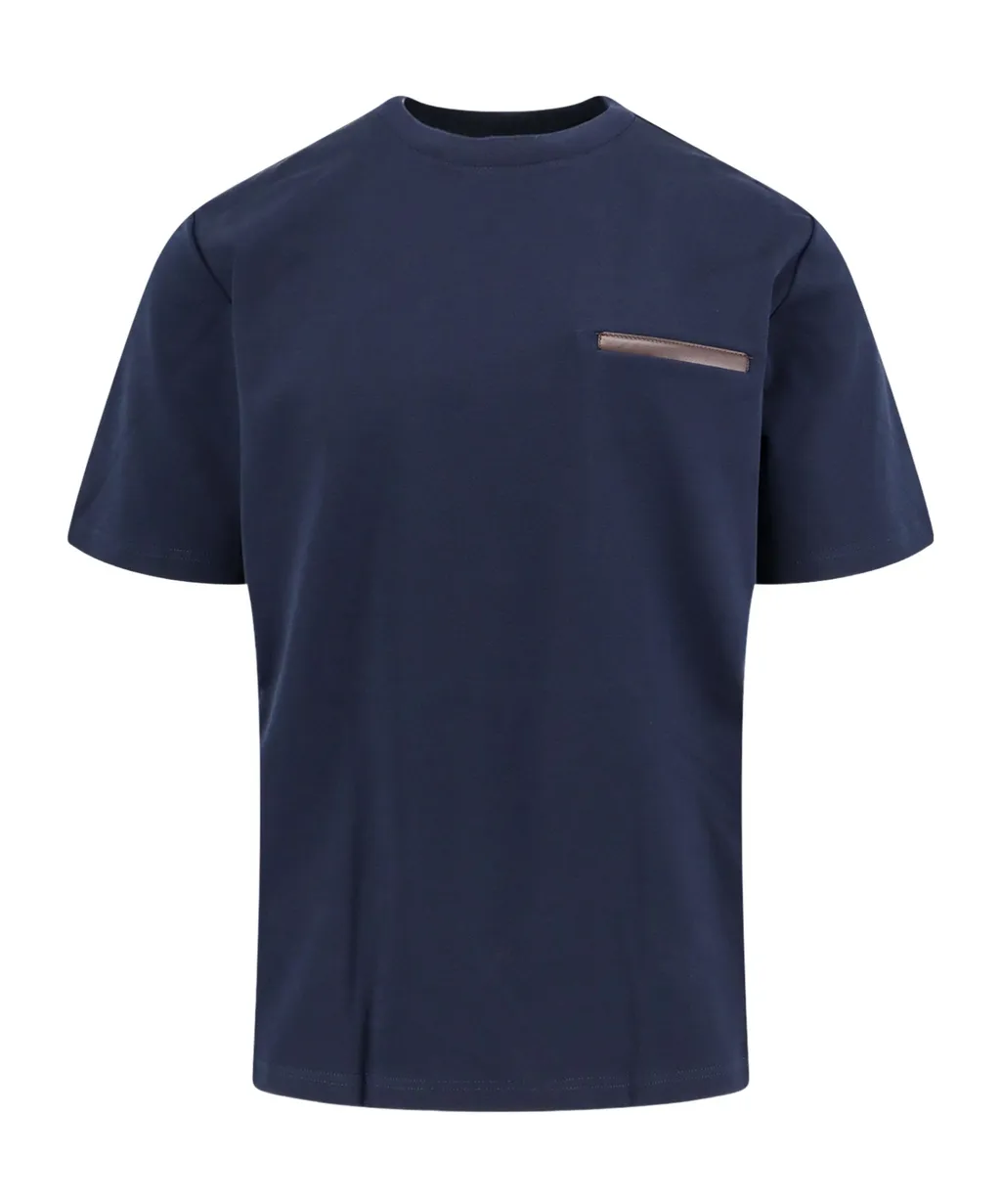 Leather Tab T-Shirt