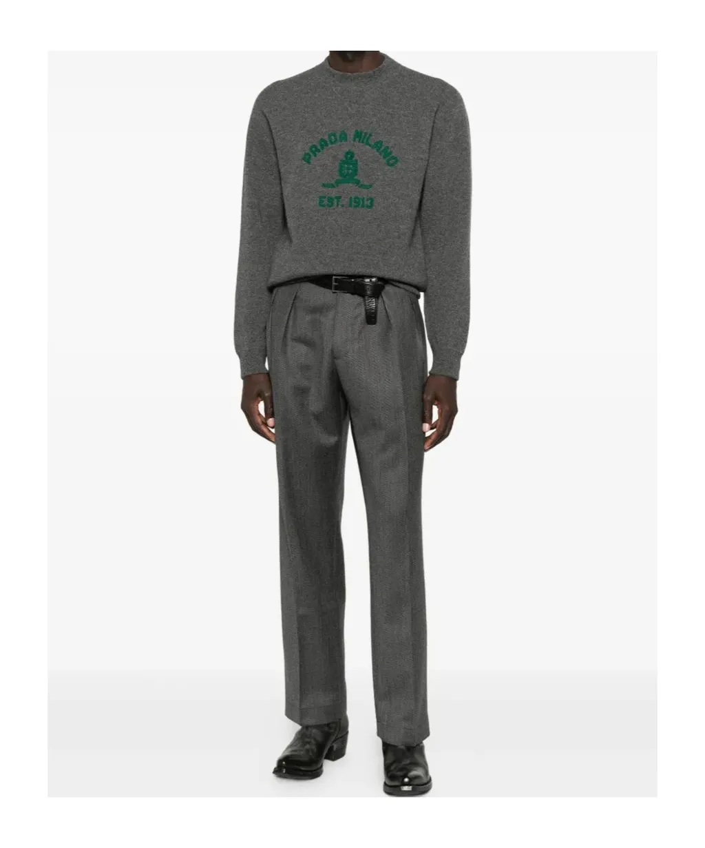Lucano Pleated Wool Pants
