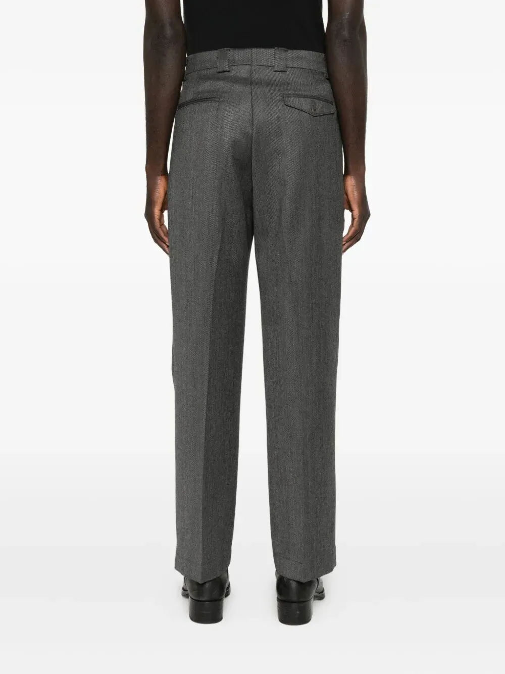 Lucano Pleated Wool Pants