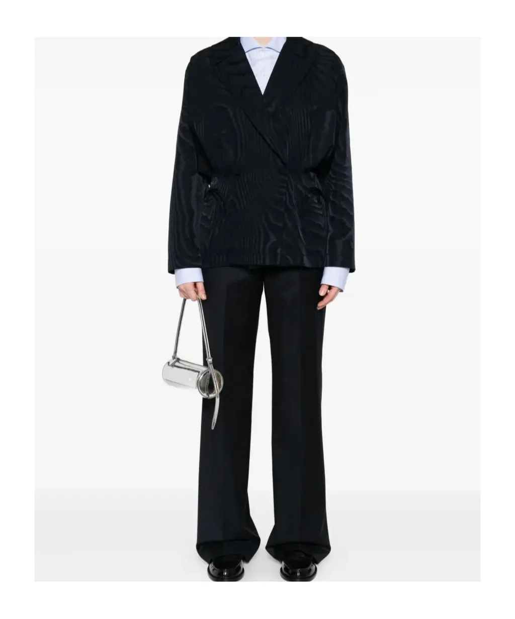Wool Wide-Leg Trousers