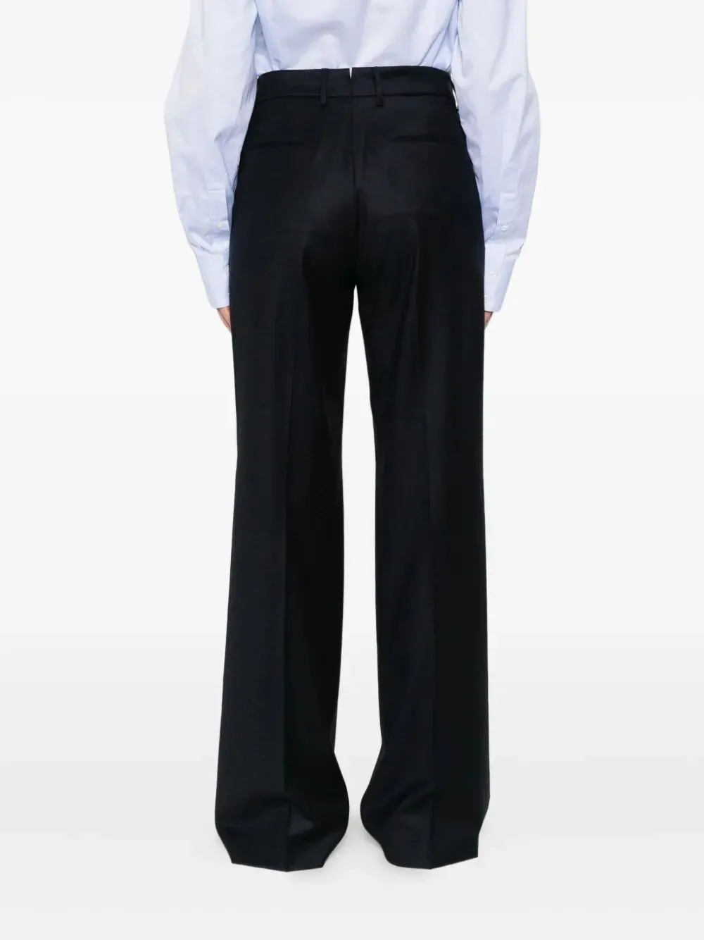 Wool Wide-Leg Trousers