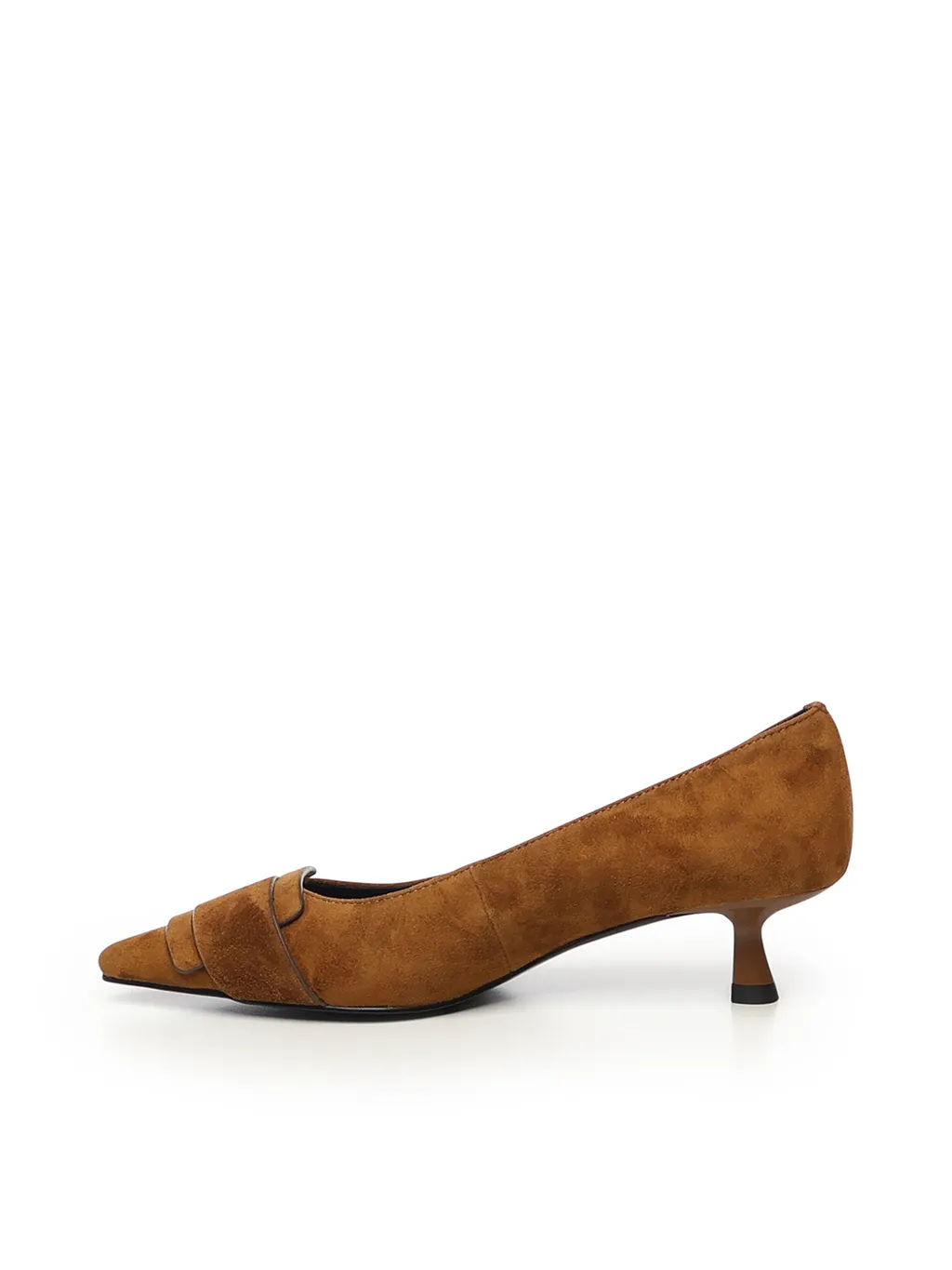 Suede Pointed-Toe Pumps