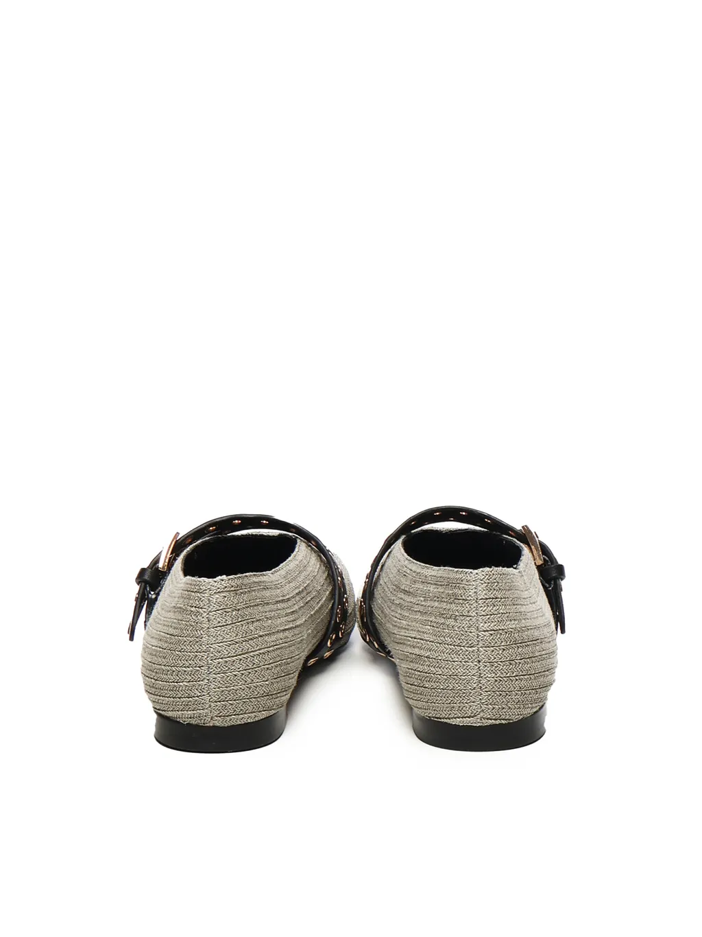 Buckled Tapered Flat Shoes
