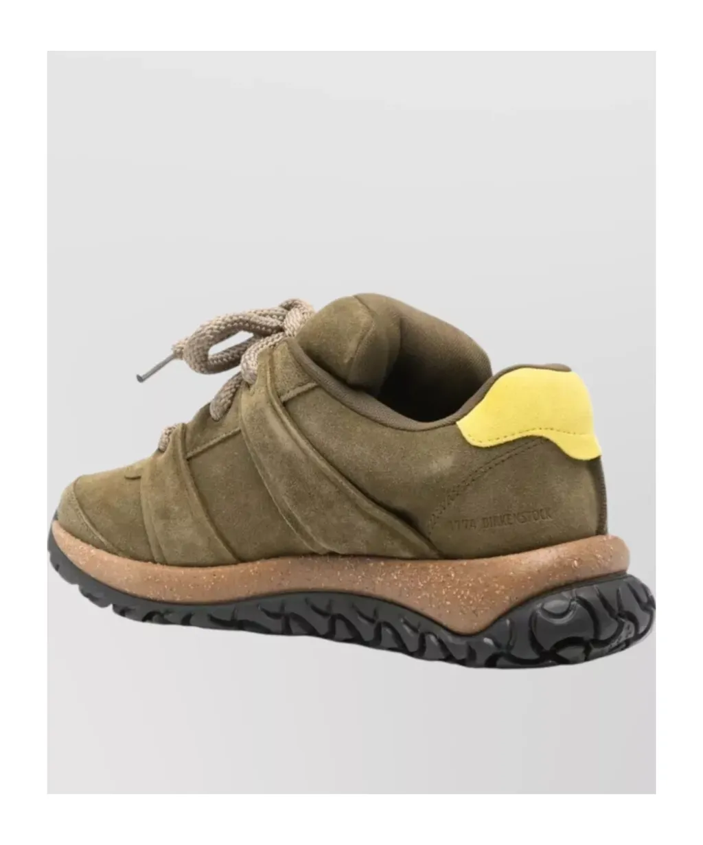 Panelled Lace-Up Sneakers