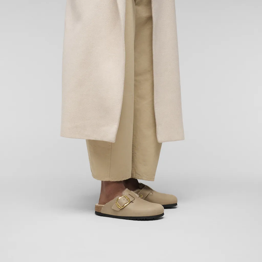 Boston Big Buckle Mules