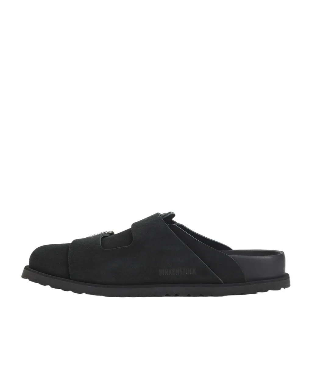 West Buckle-Strap Mules