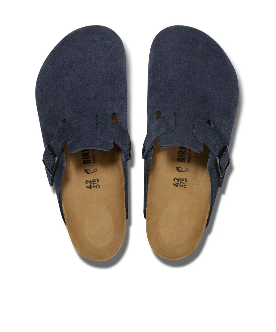 Boston Buckle-Fastening Slippers