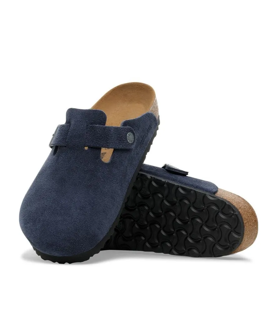 Boston Buckle-Fastening Slippers
