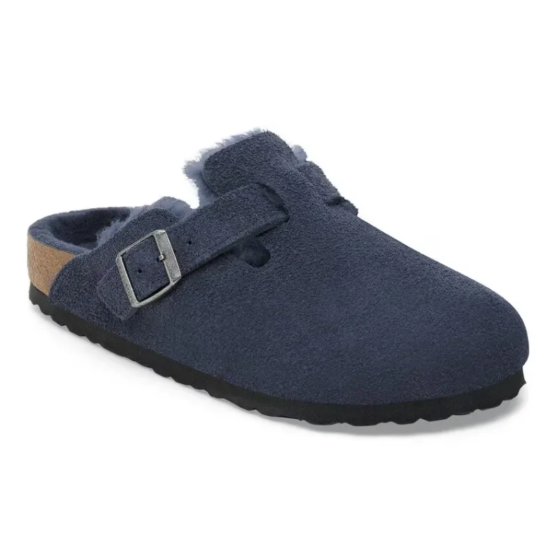 Suede Buckle Sandals