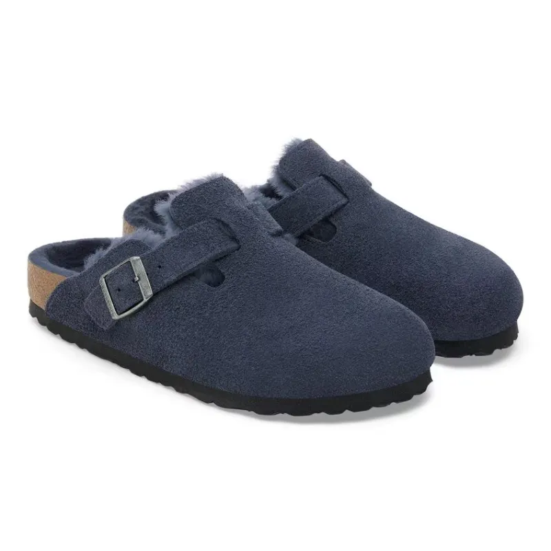 Suede Buckle Sandals