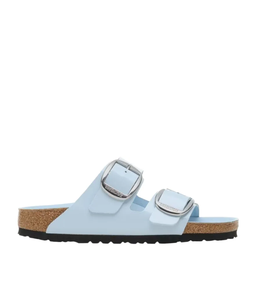 Arizona Big Buckle Patent Leather Sandals