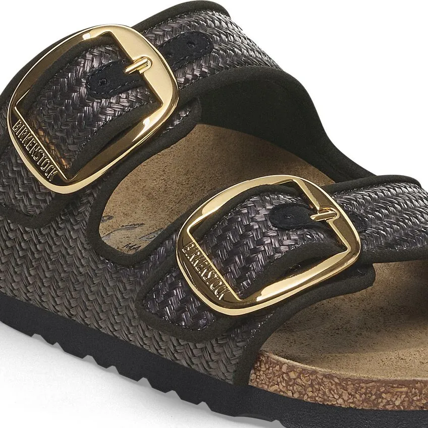 Double Buckle Woven Sandals