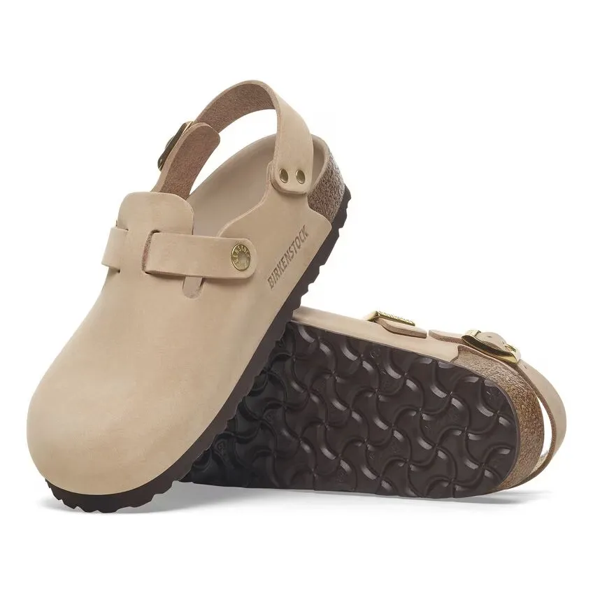 Buckle Detailed Round Toe Sandals