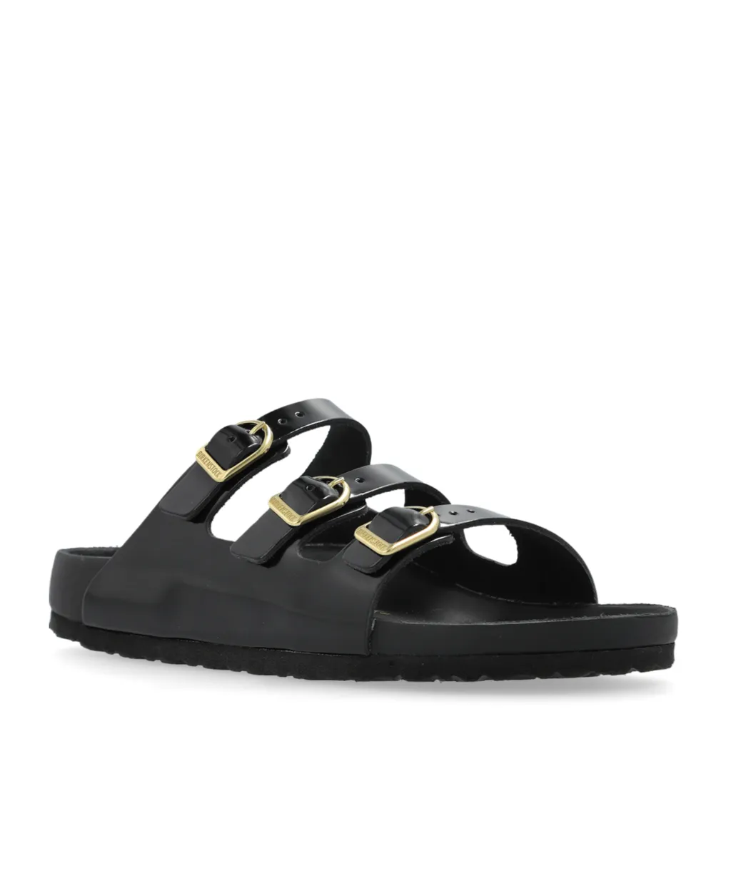 Three-Strap Buckle Sandals