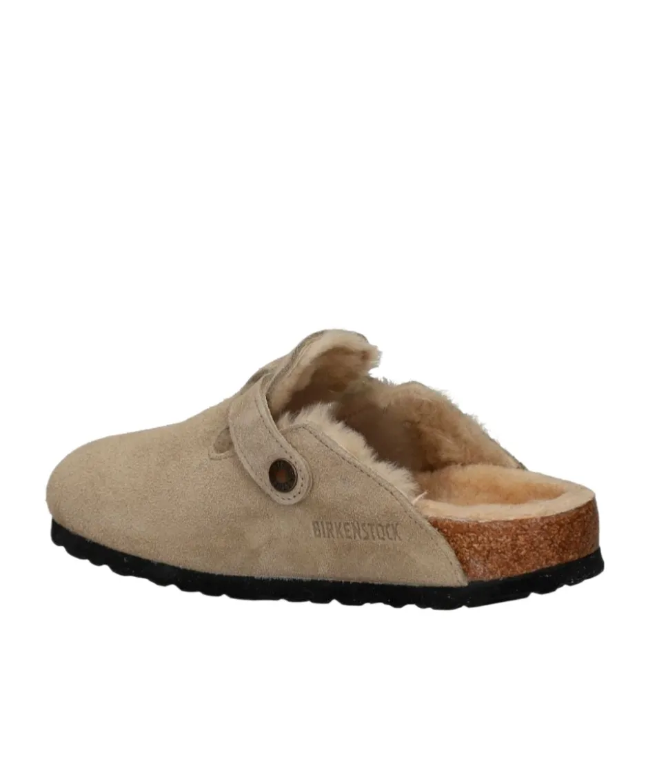 Boston Shearling Slip-On Mules