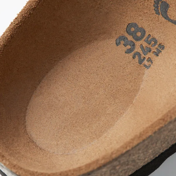 Boston Big Buckle Shearling Slides
