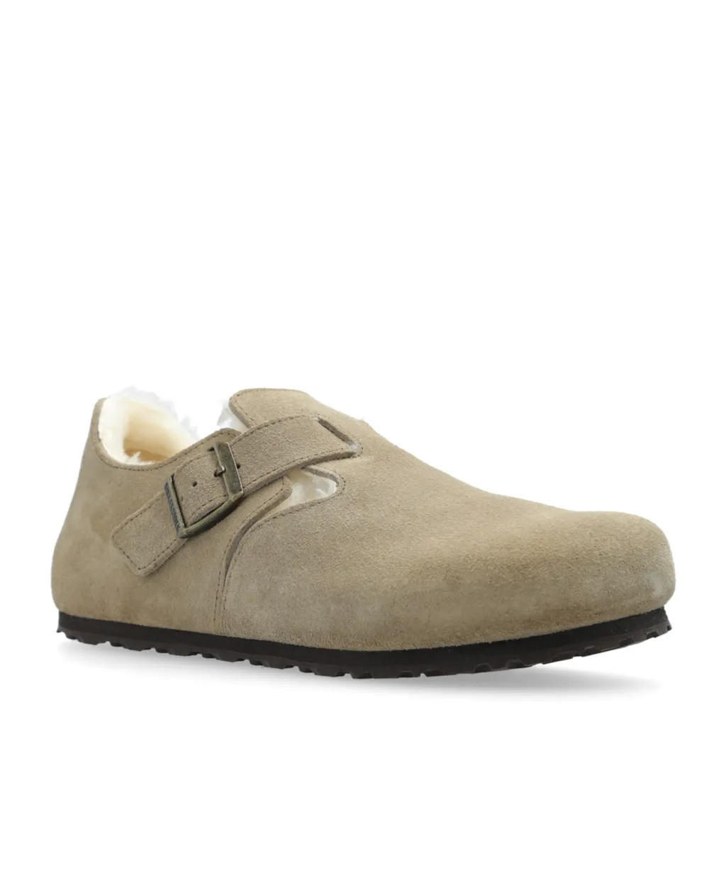 Buckle-Fastening Suede Trainers