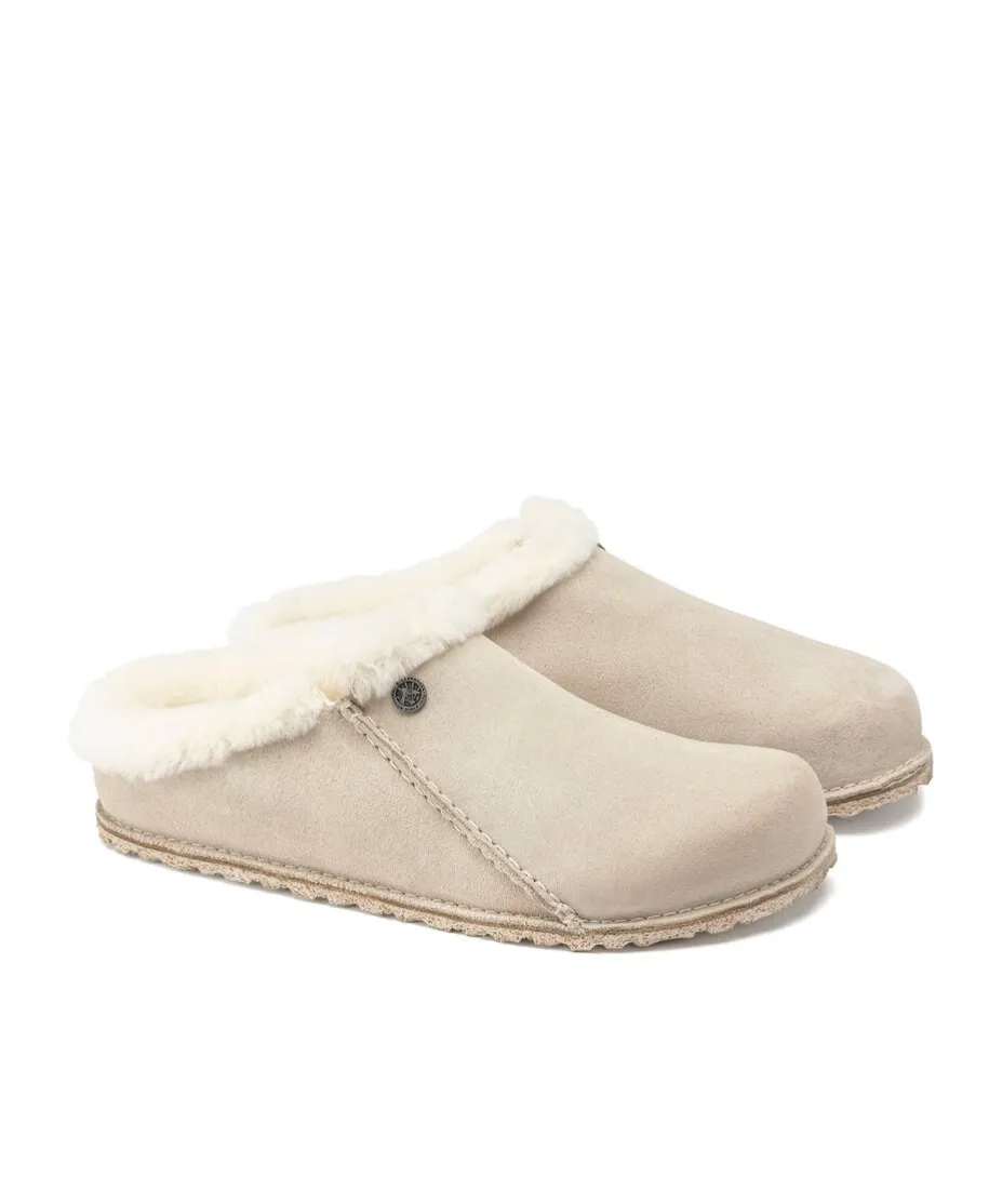 Suede Shearling Slippers