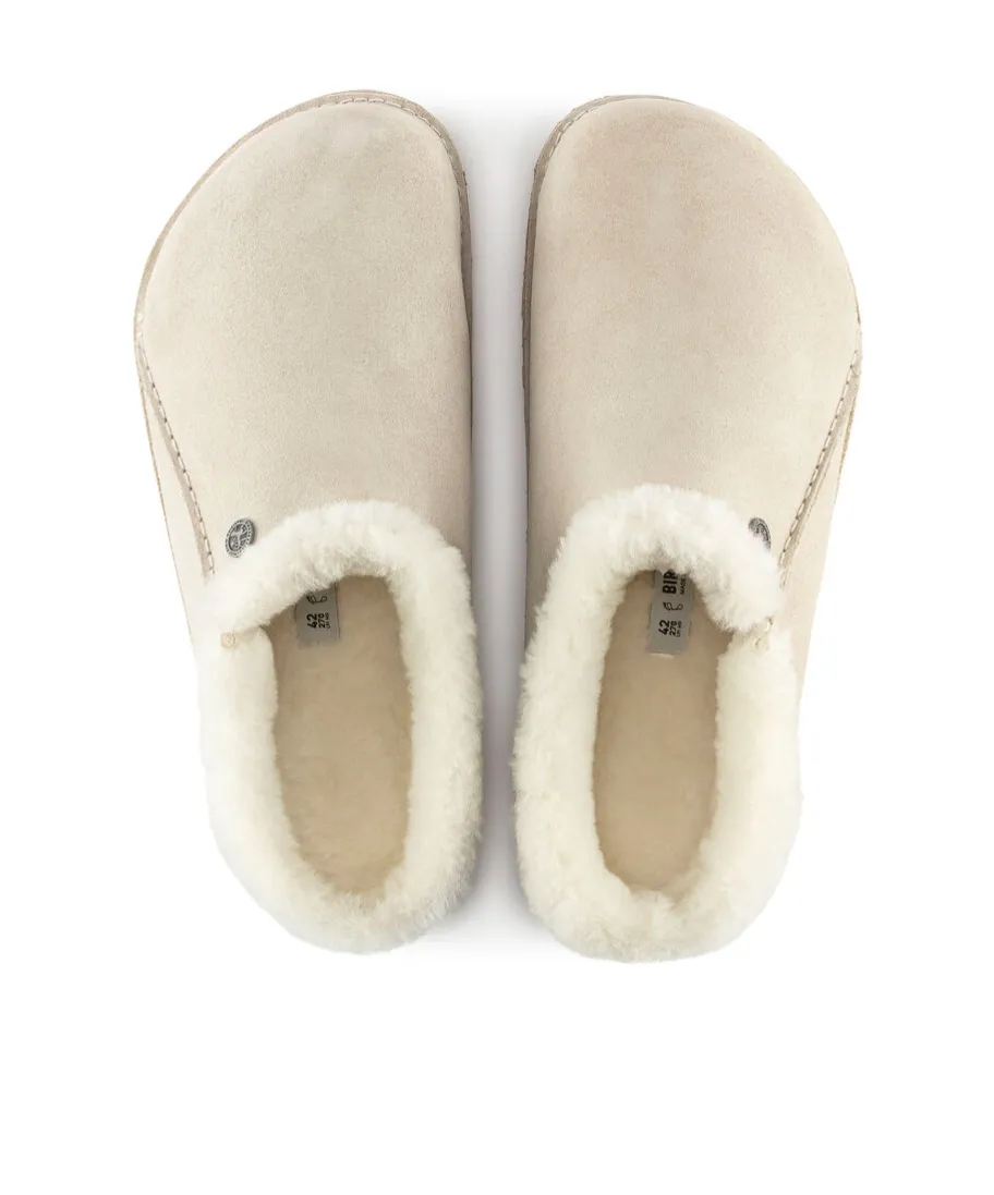 Suede Shearling Slippers