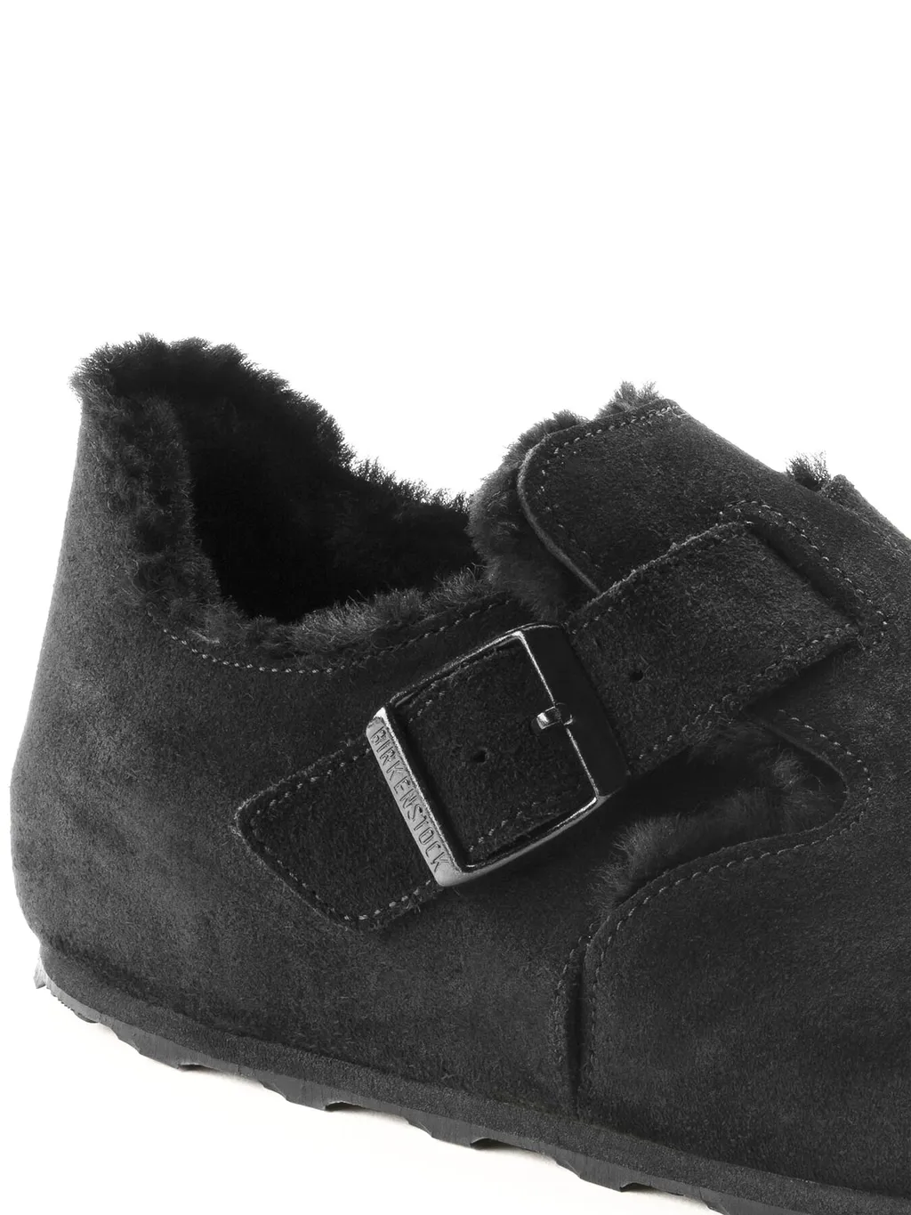 Logo-Print Suede Slippers