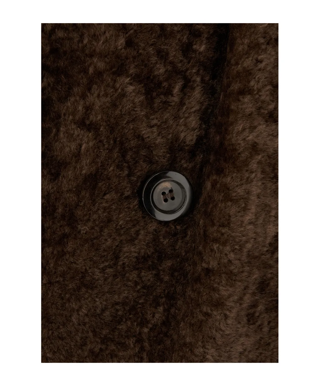 Merino Shearling Trench Coat