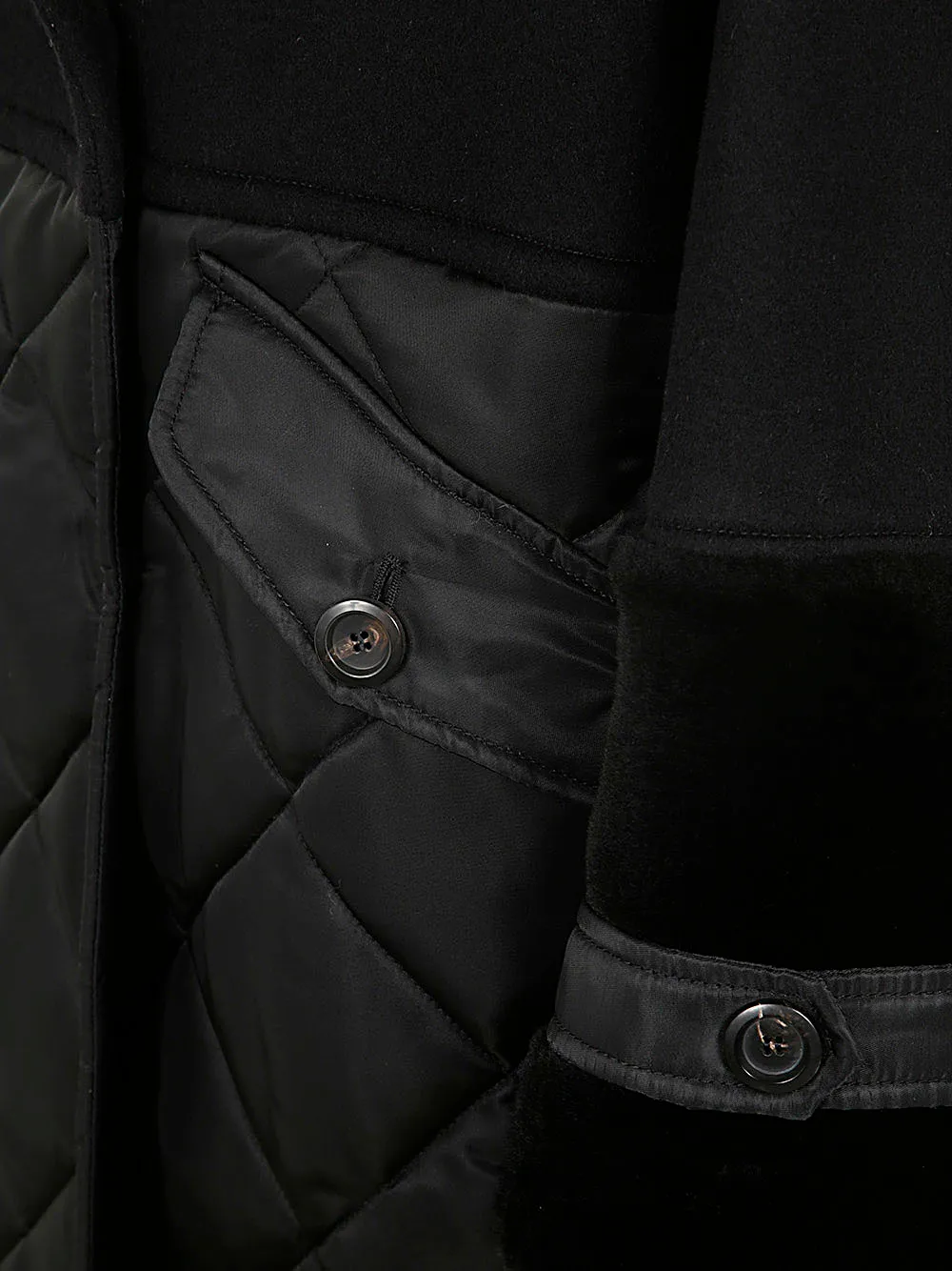 Long-Sleeved Double-Breasted Coat