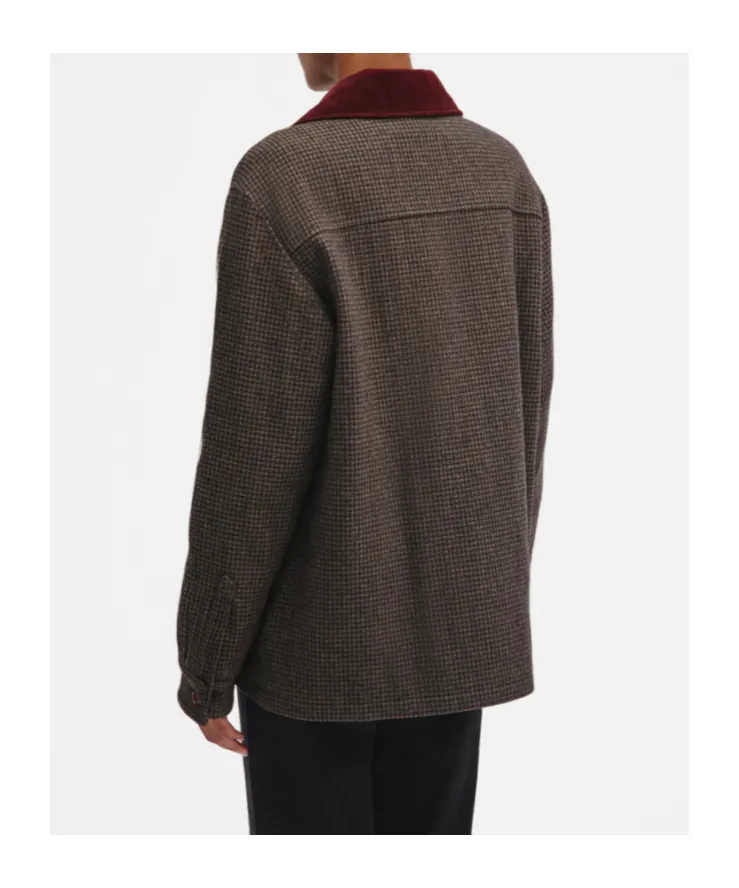 Badis Berber Houndstooth Coat