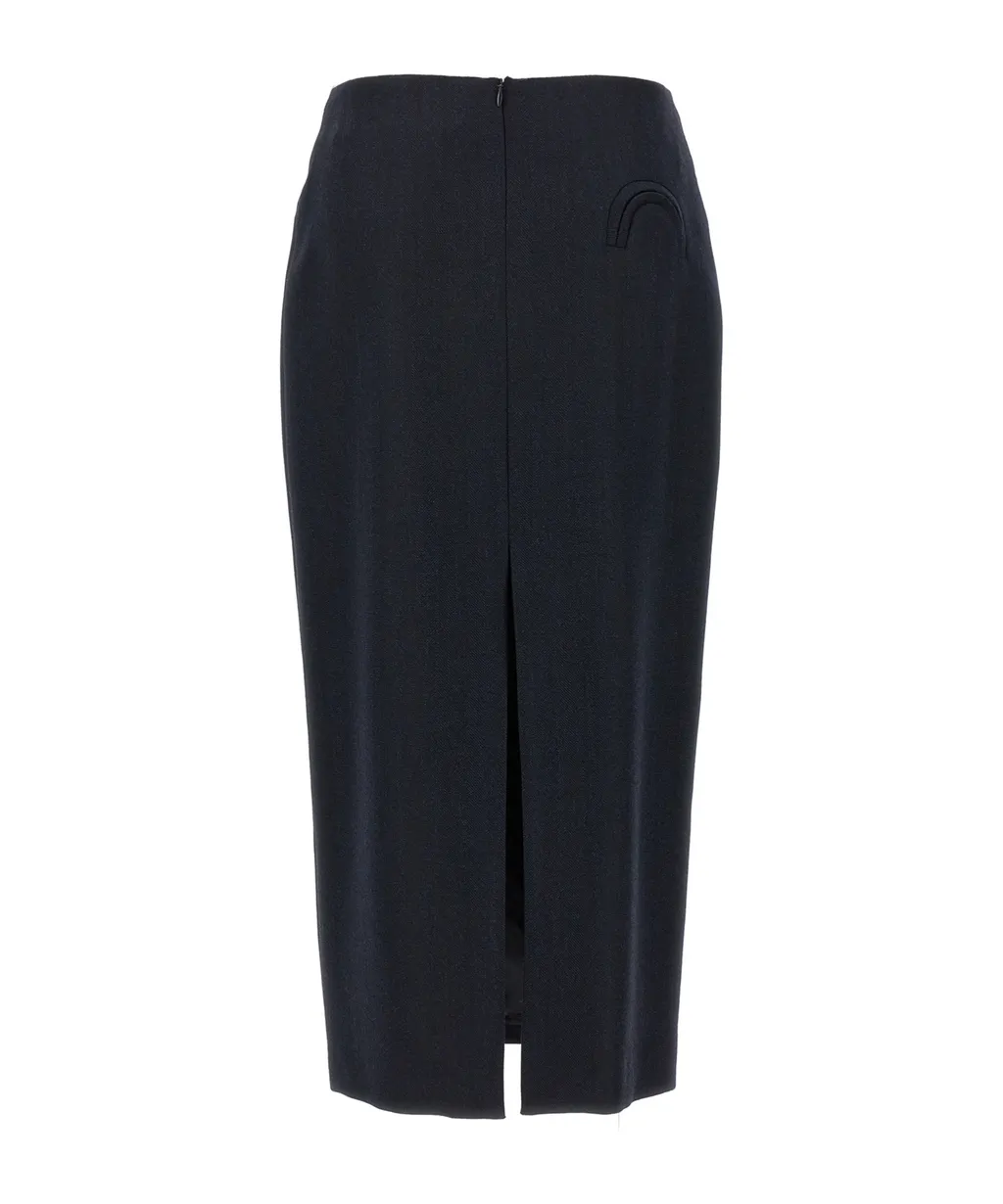 Sussex Longuette Zip Midi Skirt