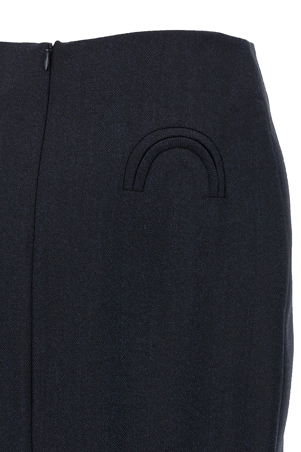 Sussex Longuette Zip Midi Skirt