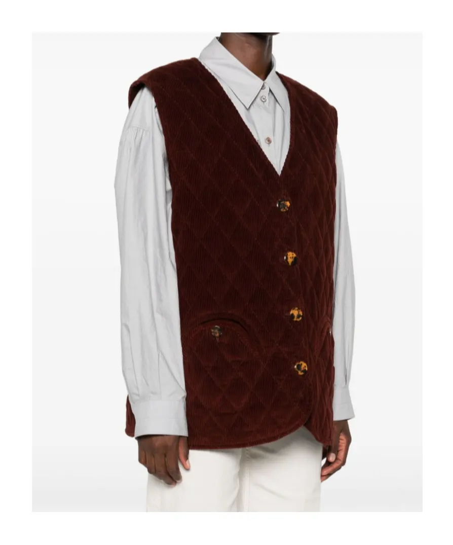 Quilted Corduroy Gilet