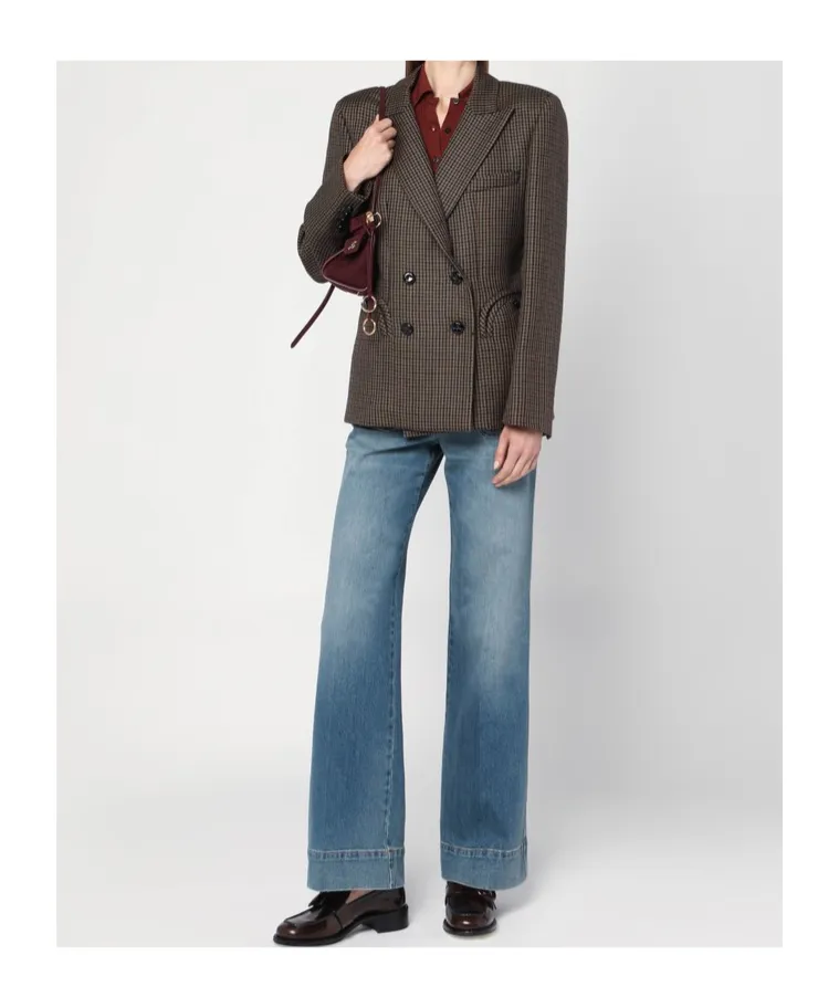 Double Breasted Wool Blazer