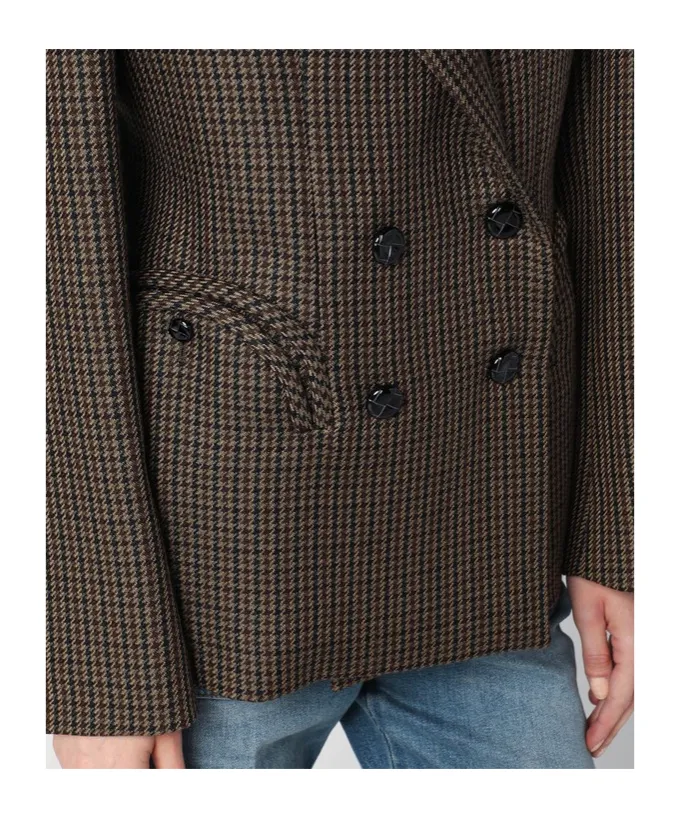Double Breasted Wool Blazer