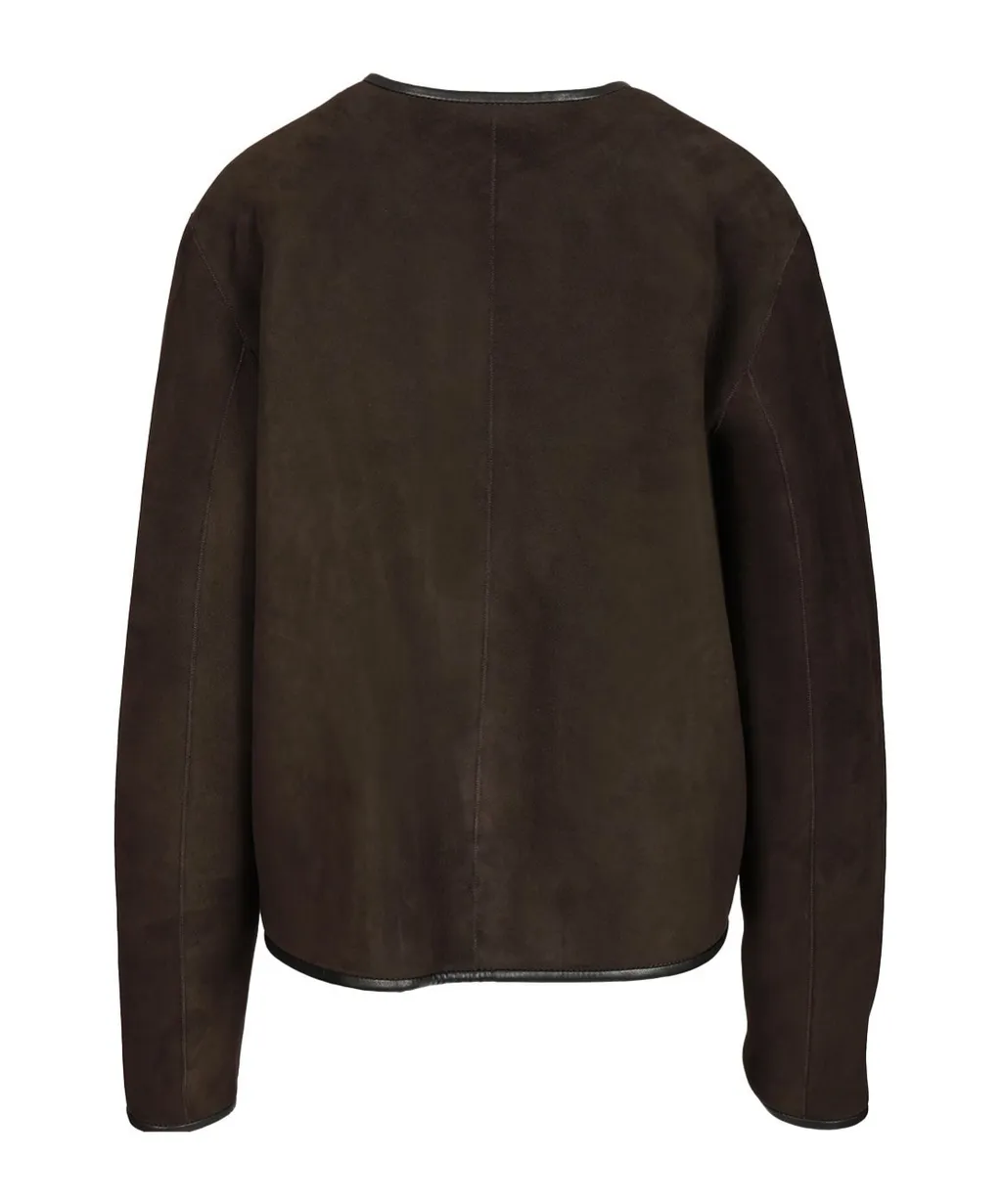 Buttoned-Up Welt-Pocket Jacket