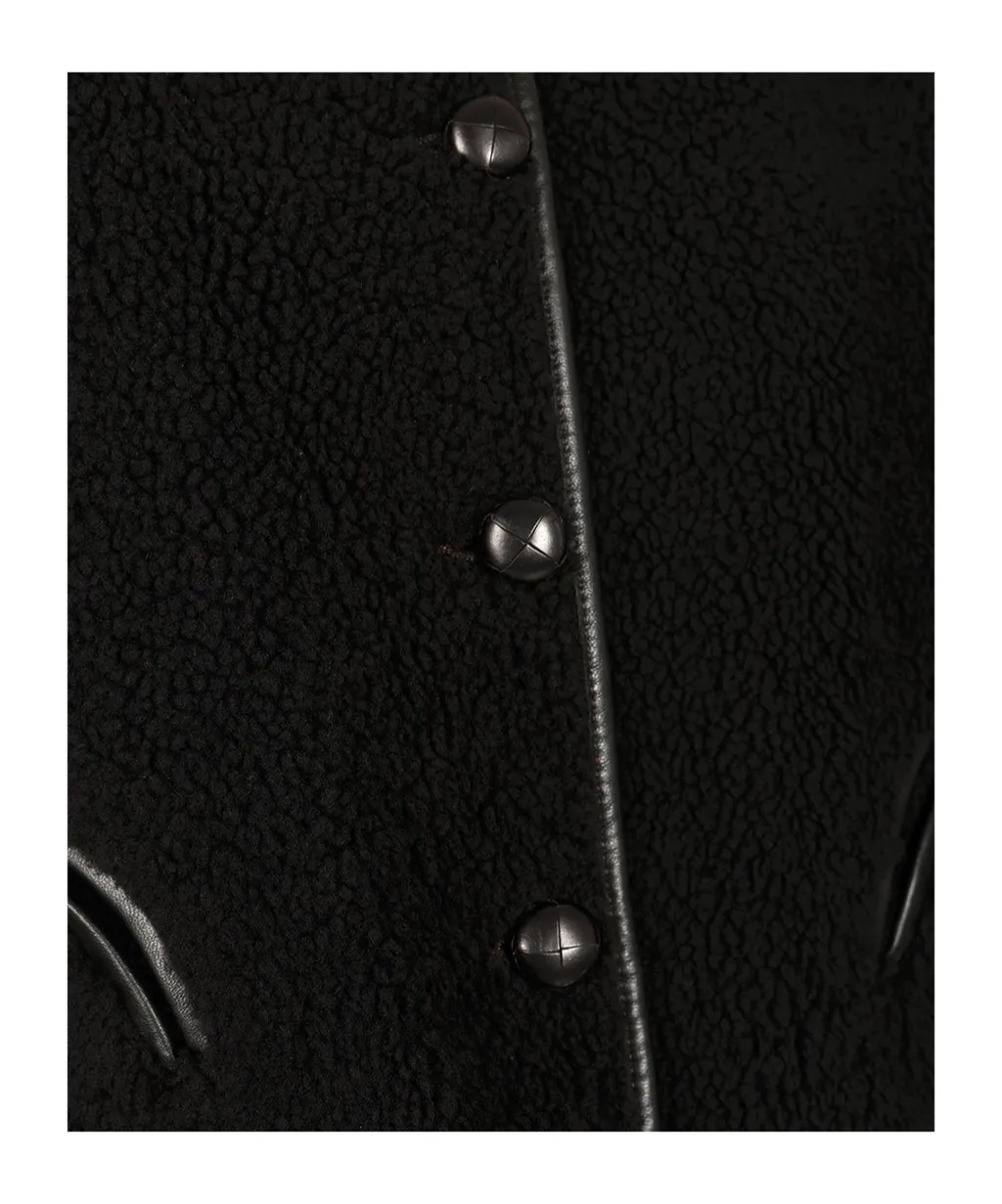 Buttoned-Up Welt-Pocket Jacket