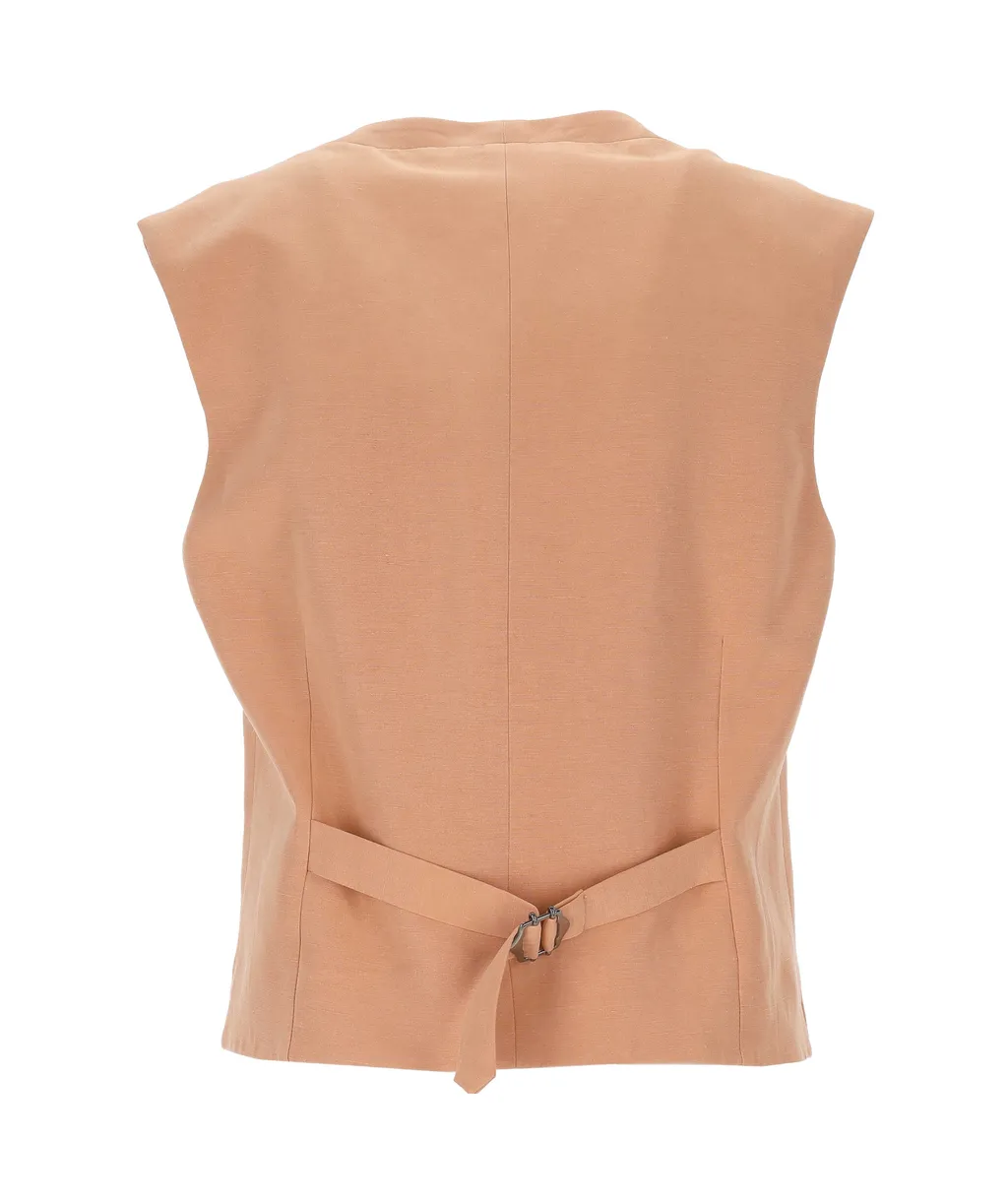 Buttoned Vest Jacket