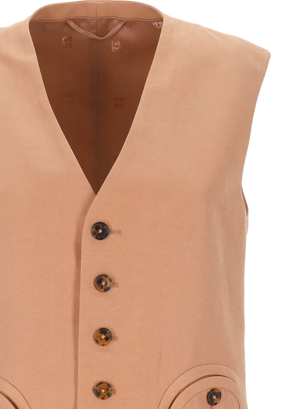 Buttoned Vest Jacket