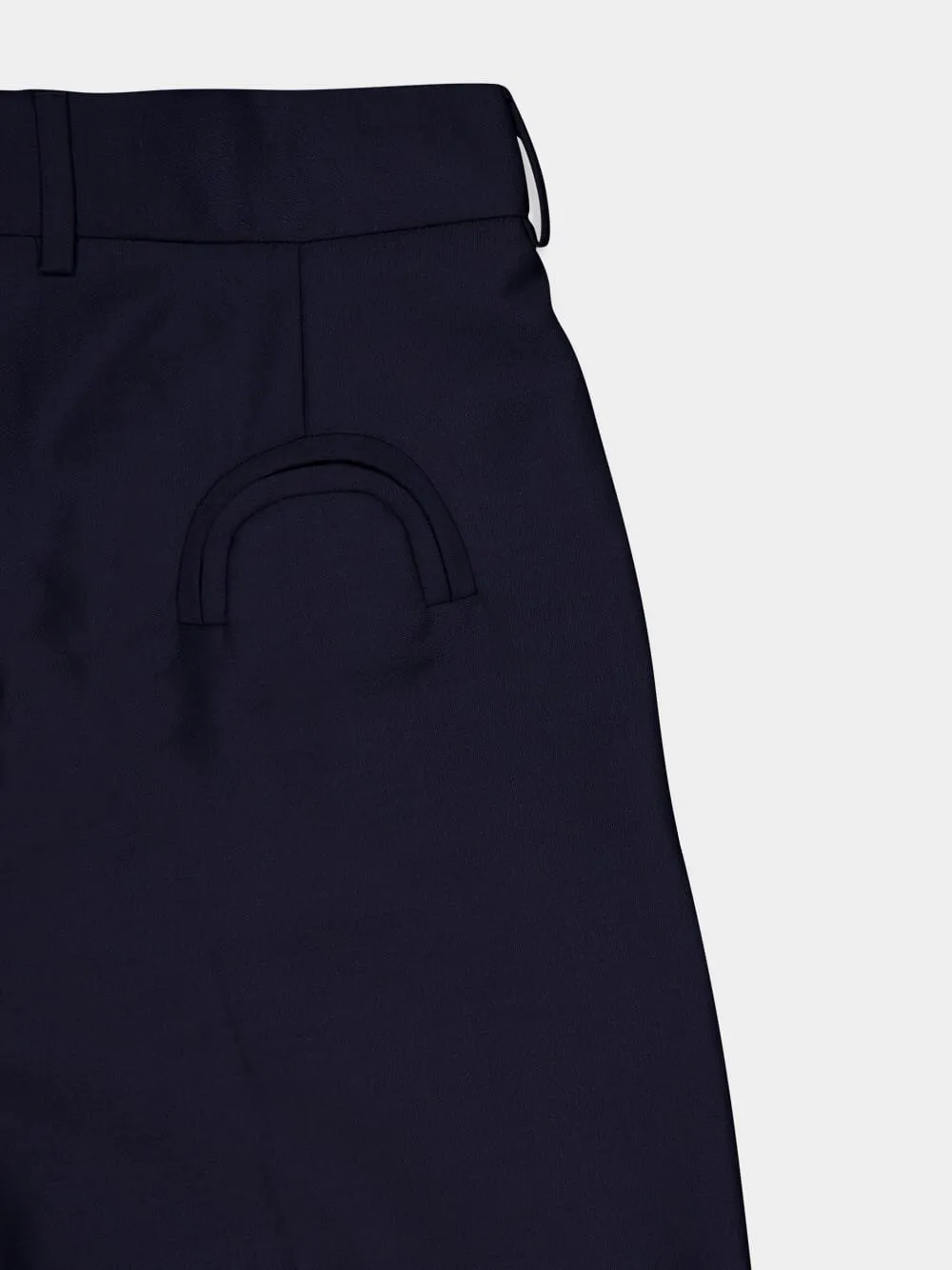 Straight Leg Pleated Pants