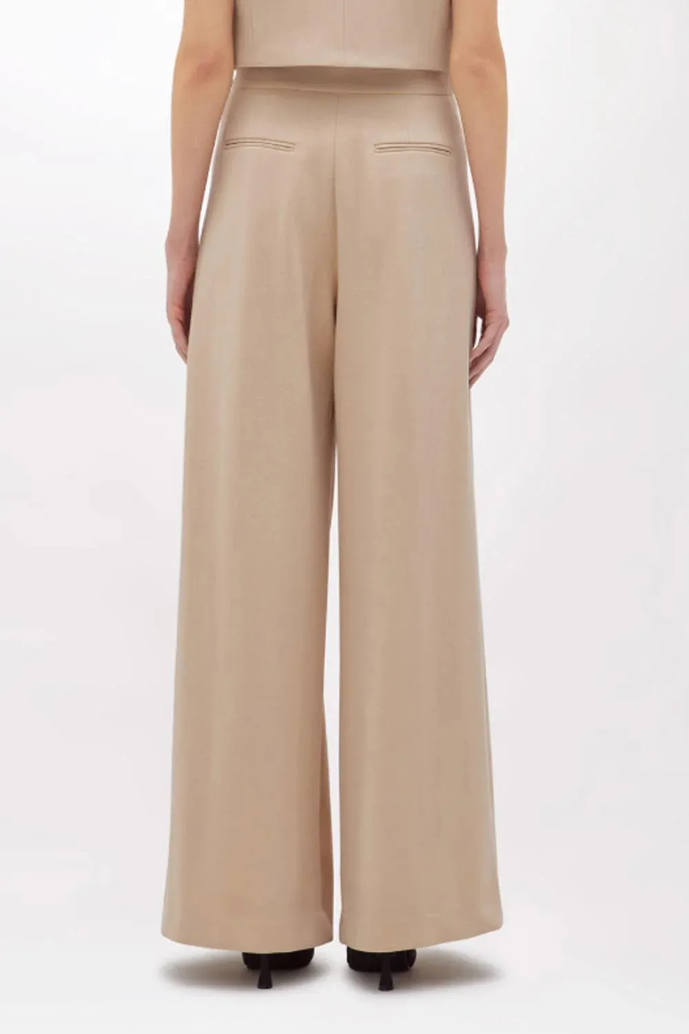 Elastic Pleated Casual Pants