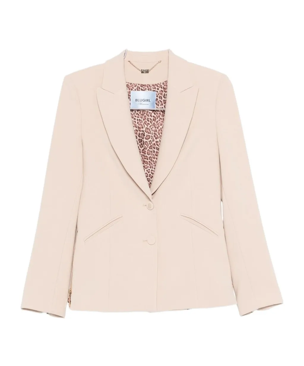 Lapel Long-Sleeved Suit Jacket