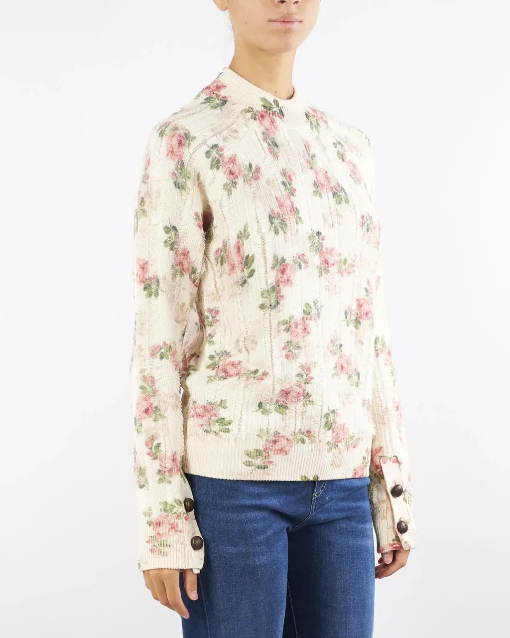 Flower Knitted Sweater
