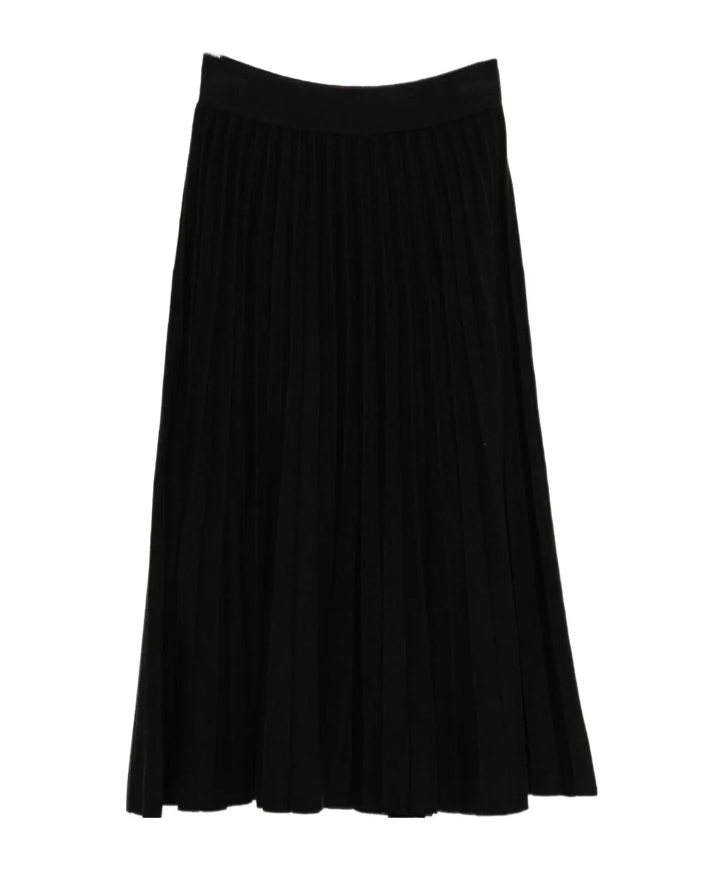 Pleated Midi Skirt