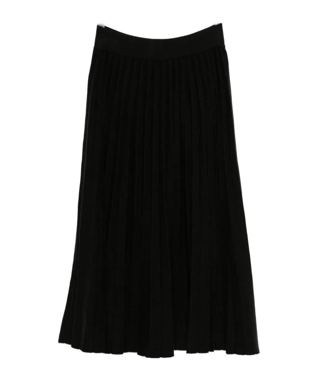 Pleated Midi Skirt