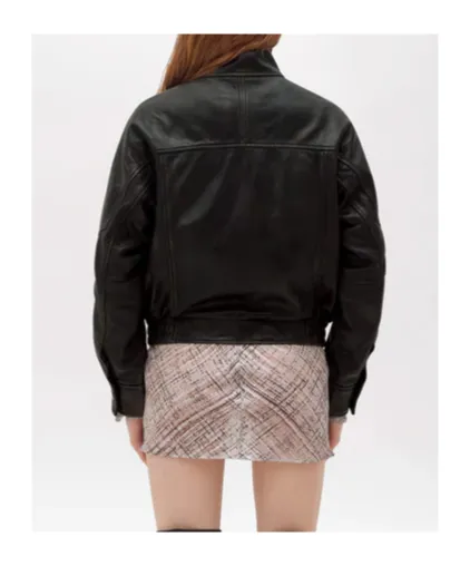 Asymmetric Leather Jacket