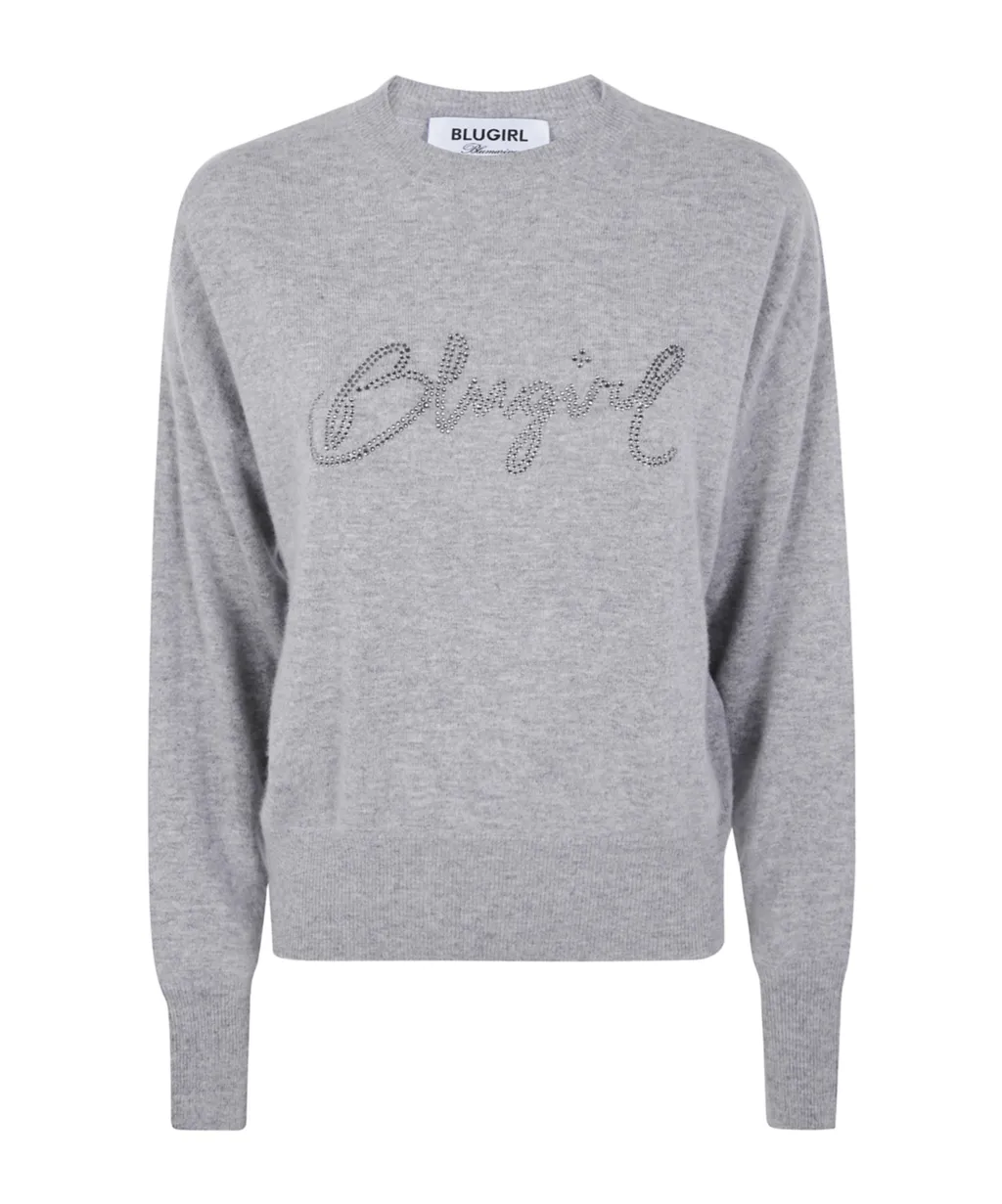 Crystal-Embellished Sweater