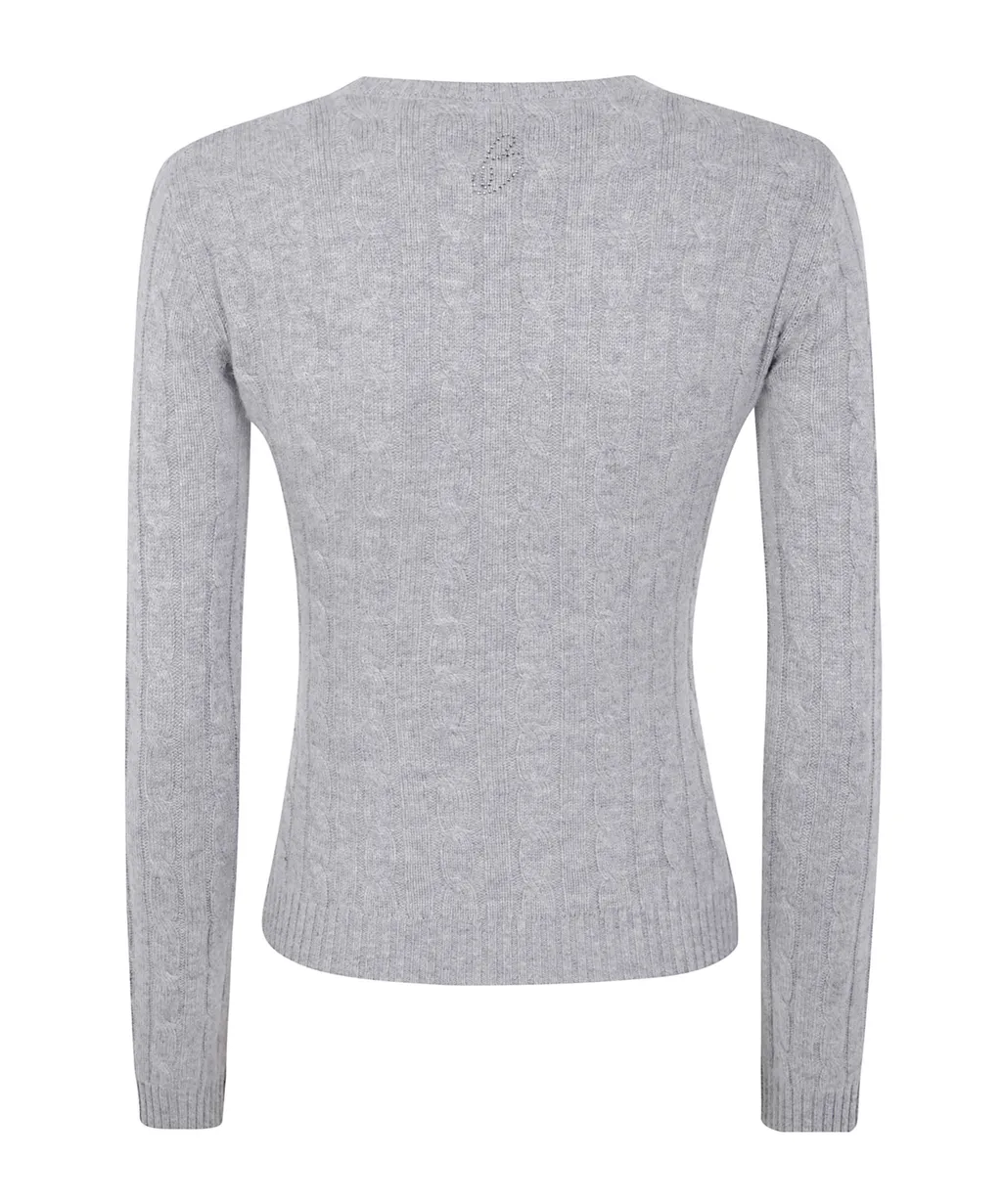 Knitted V-Neck Sweater
