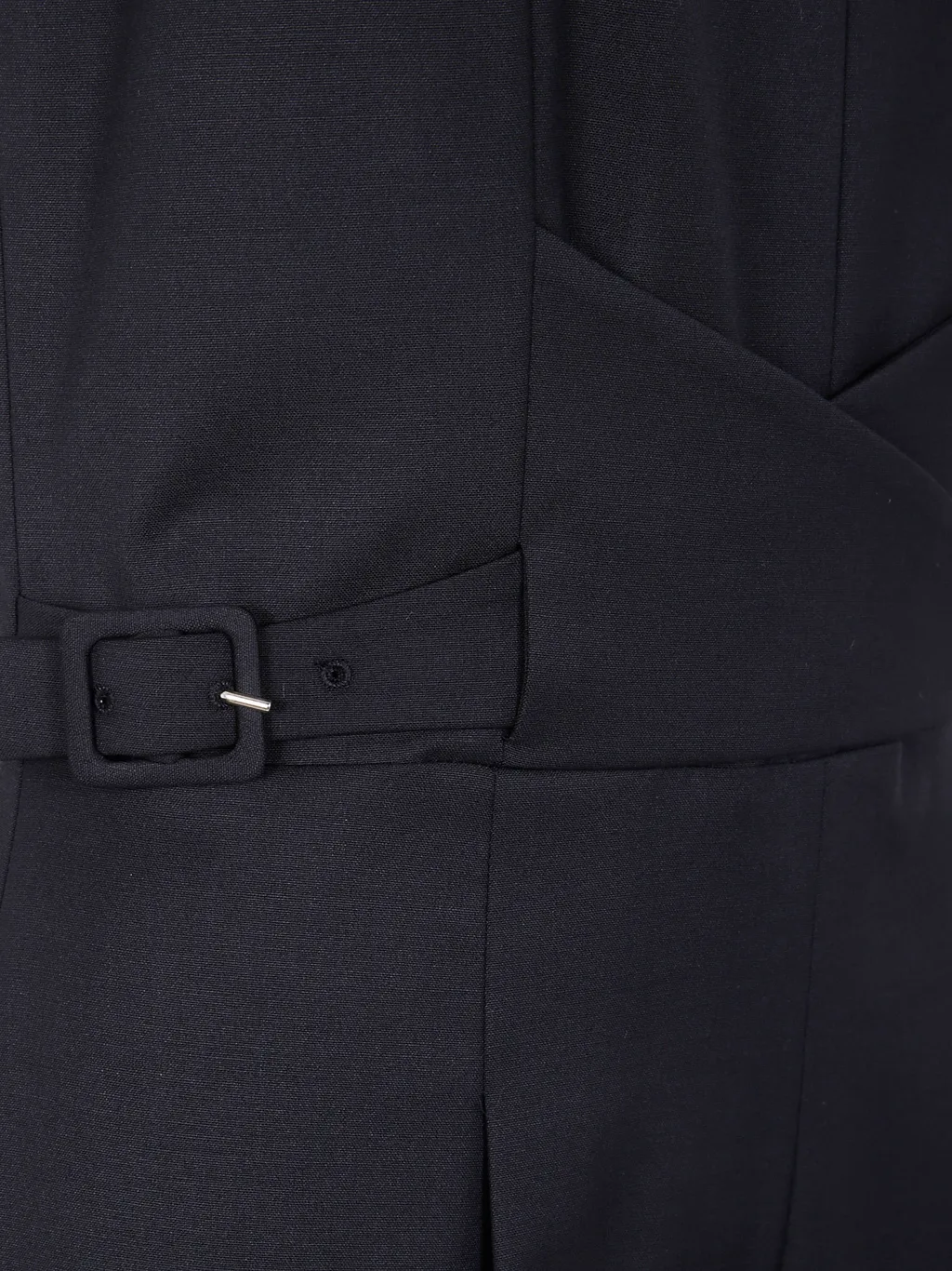 V-Neck Belted Jumpsuit