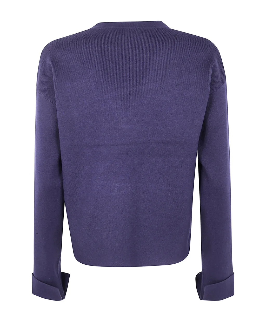 Embellished V-Neck Sweater