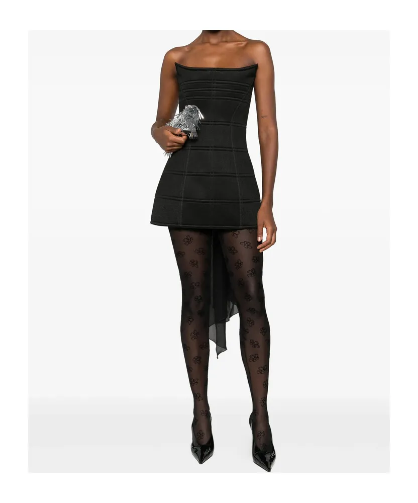 Strapless Panelled Dress